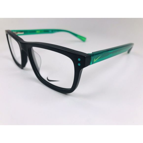 New KIDS NIKE 5536 001 Black & Neptune Green Eyeglasses 46mm with Nike Case main image 5